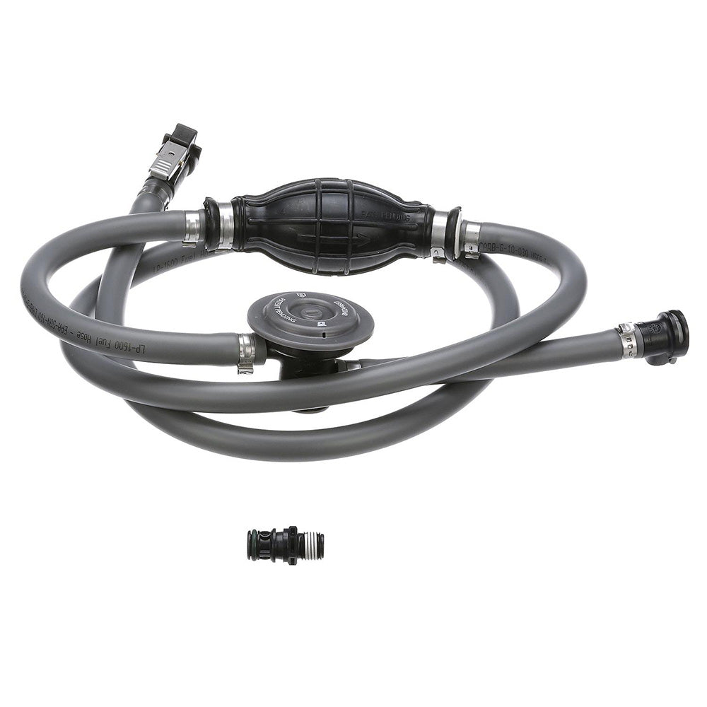 Attwood JohnsonEvinrude Fuel Line Kit 38 Diameter x 6 Length wFuel Demand Valve 93806EUSD7